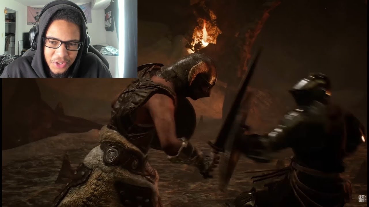 Skyrim VS Dark Souls (Dragonborn VS Chosen Undead) | DEATH BATTLE! REACTION || BATTLE OF FLAME