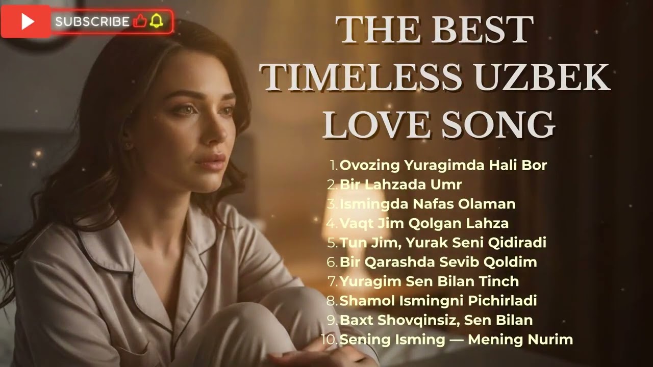 Uzbek Love Songs Aesthetic | Deep Emotional Sad Mix🎼 Shamol Ismingni Pichirladi