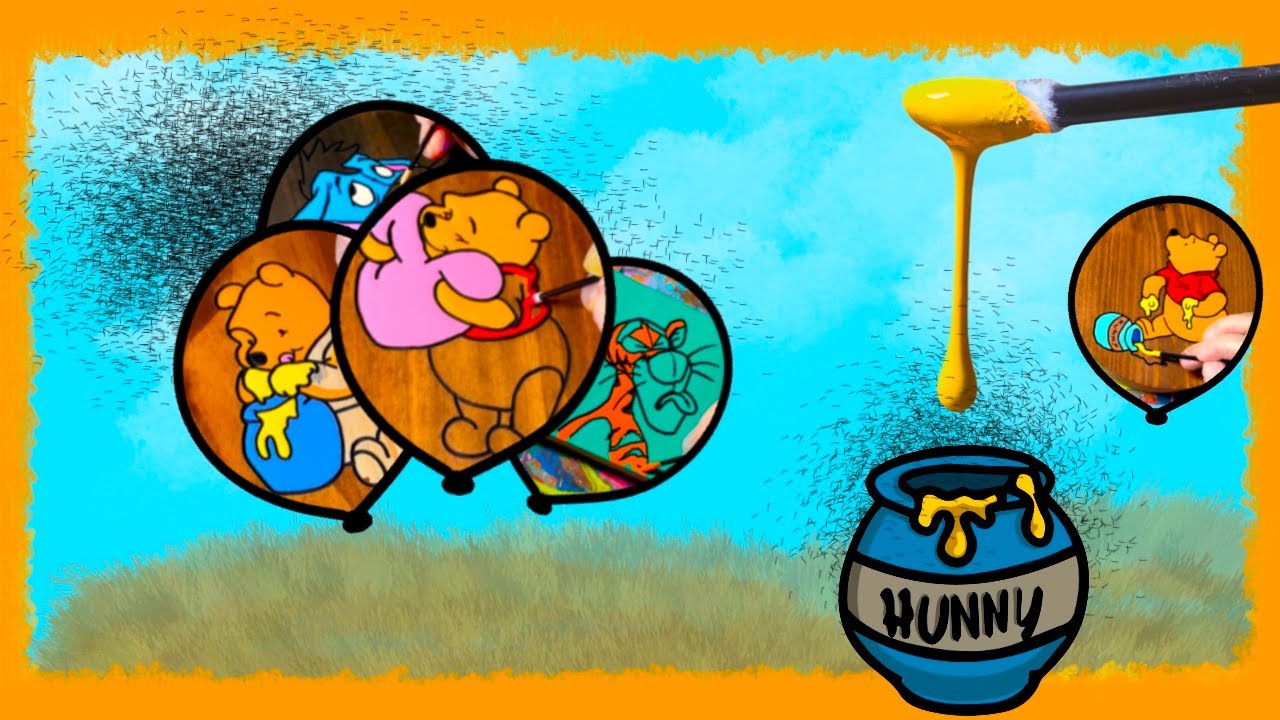 Winnie the Pooh Paint Compilation!