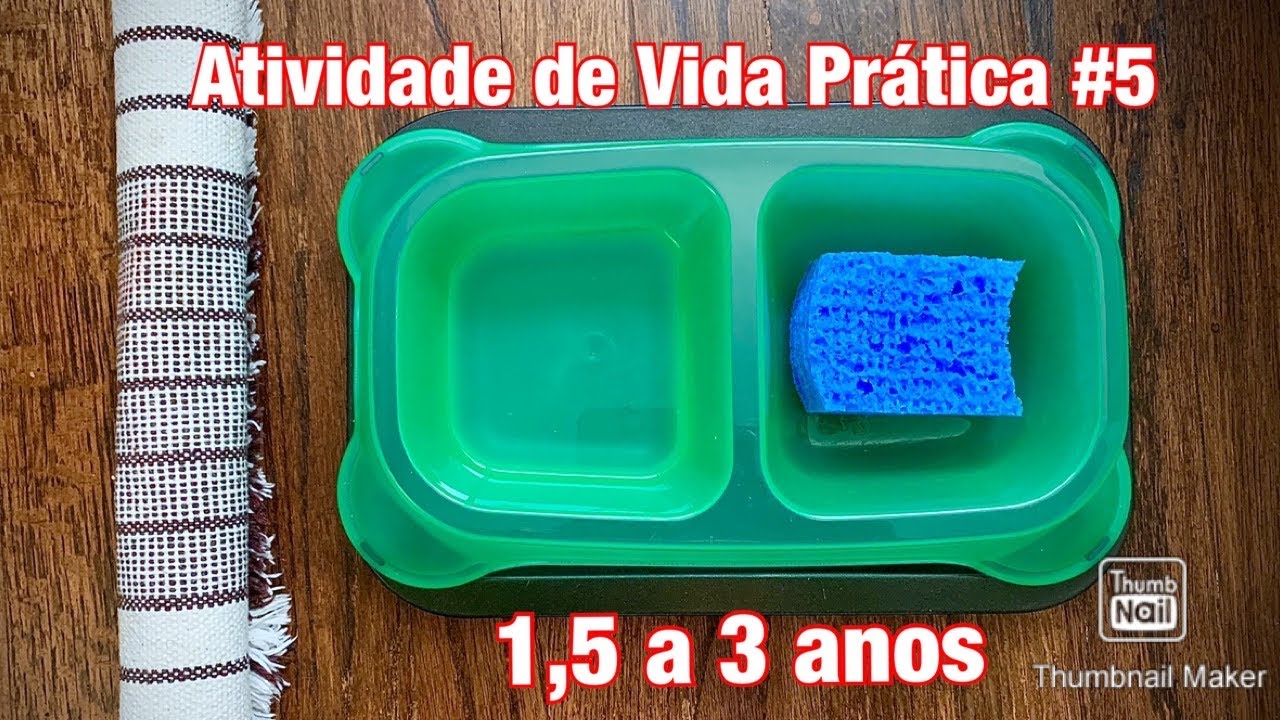 ATIVIDADE DE VIDA PR&Aacute;TICA #5 | Espremendo uma esponja