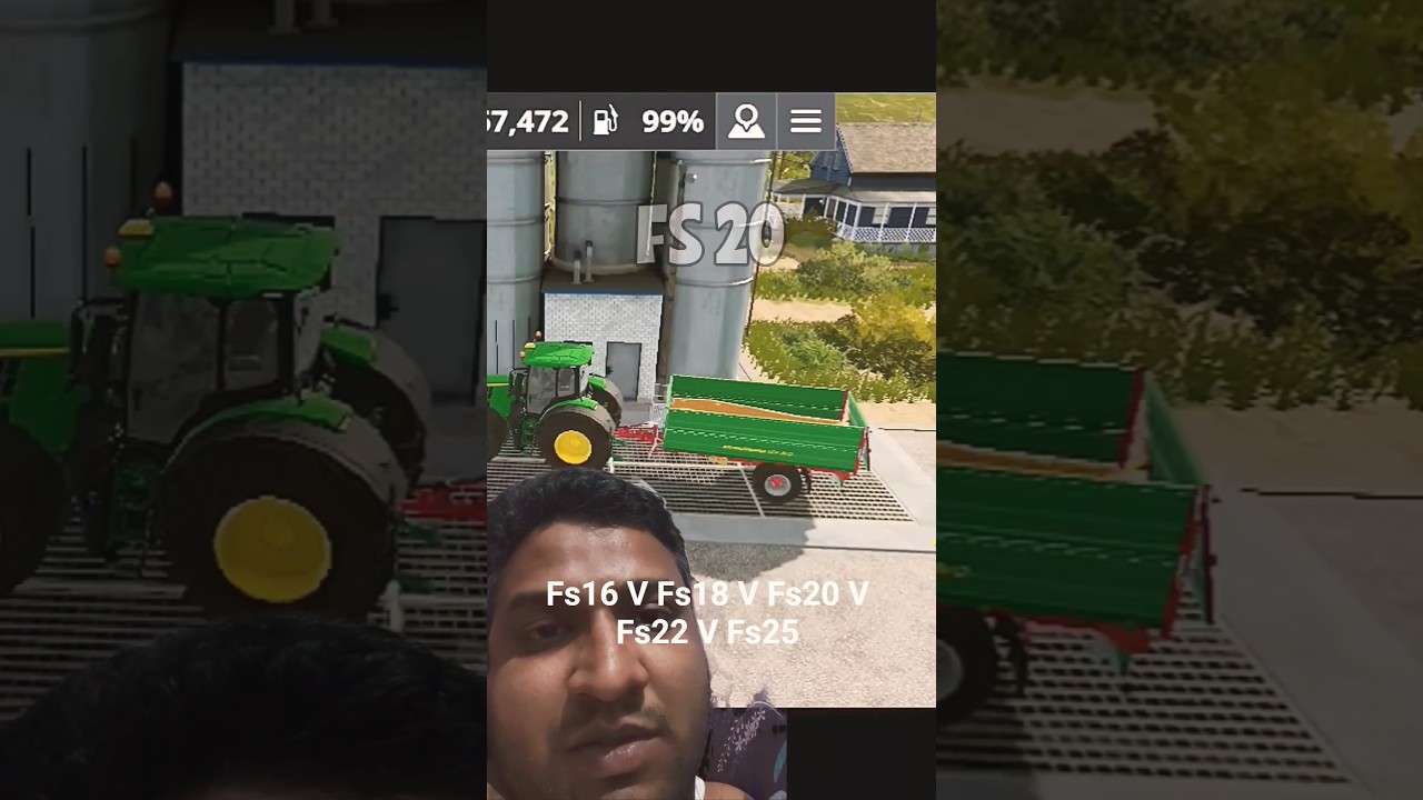 #fs18 V #fs16 V #fs20 V #fs22 V #fs24 #fs25 #tractorsimulatorgame #mobilesimulator #tractor #shorts