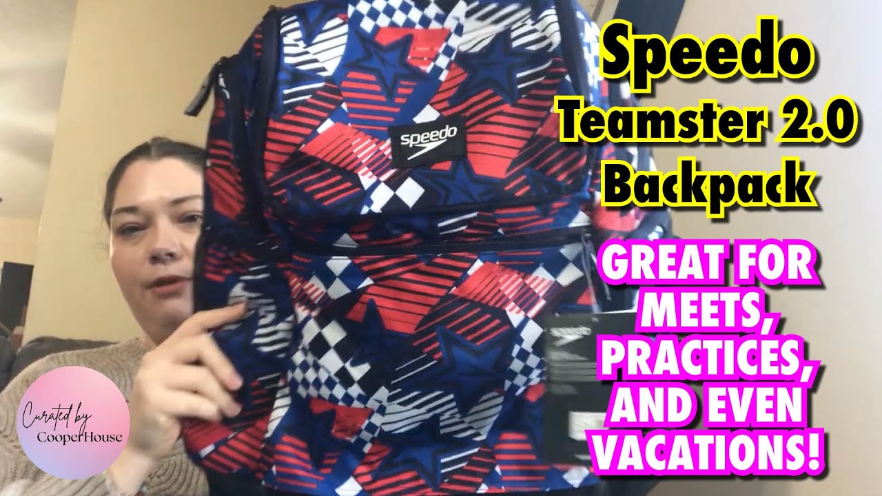 Speedo Teamster 2.0 Backpack! This works great for meets, practices, and even vacations!