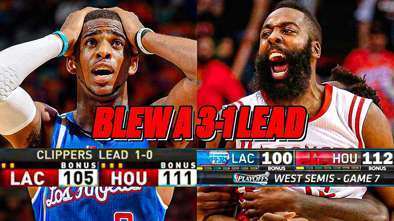 The BIGGEST CHOKE JOB in NBA PLAYOFFS HISTORY ! When Clippers Blew a 3-1 Lead