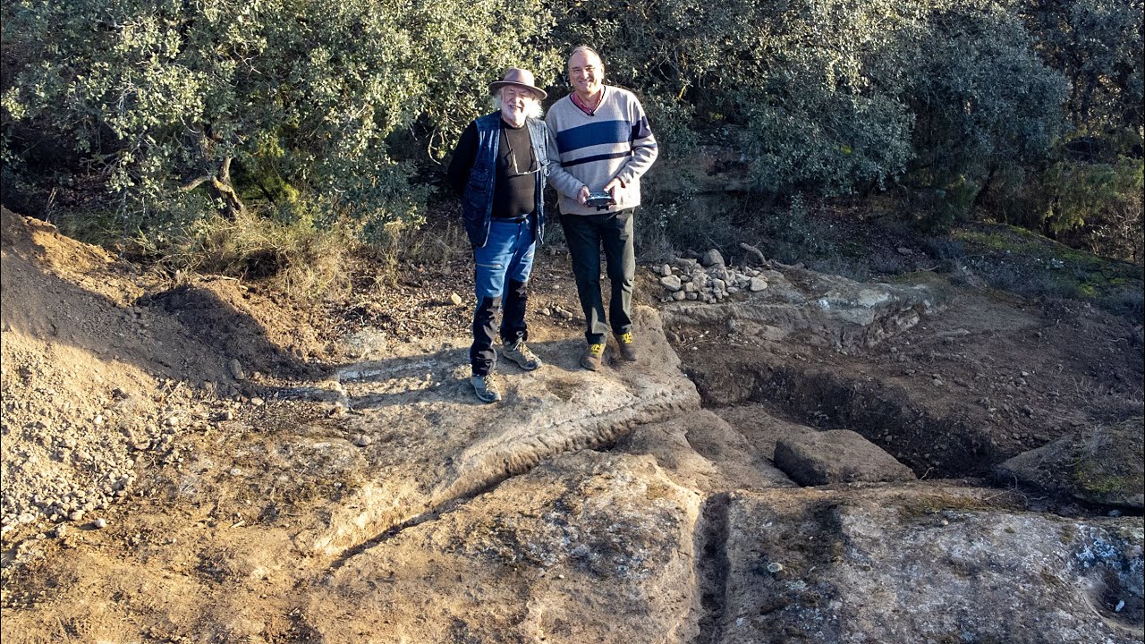 El lagar romano de Liesa (Huesca) con Eugenio Monesma.