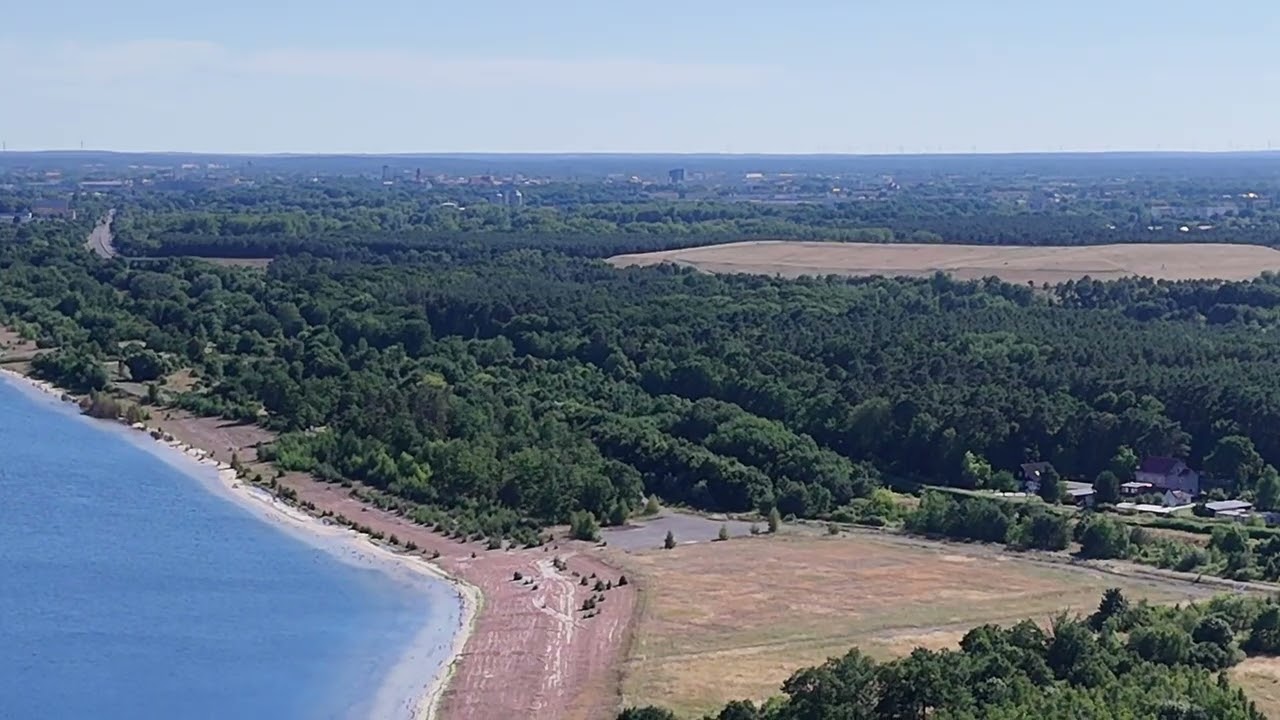 Cottbuser Ostsee einfach nur schön. Alte Poststraße bis zukünftigem Auslauf zum Einlauf. 30.06.25