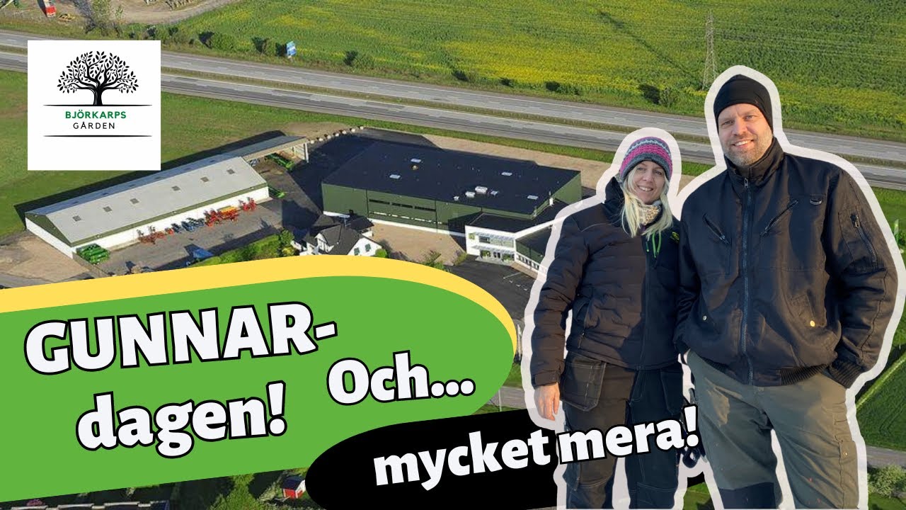 GUNNAR-dagen! Vad gör Anki med Markus traktorer?! Vi har även skaffat...drönare!