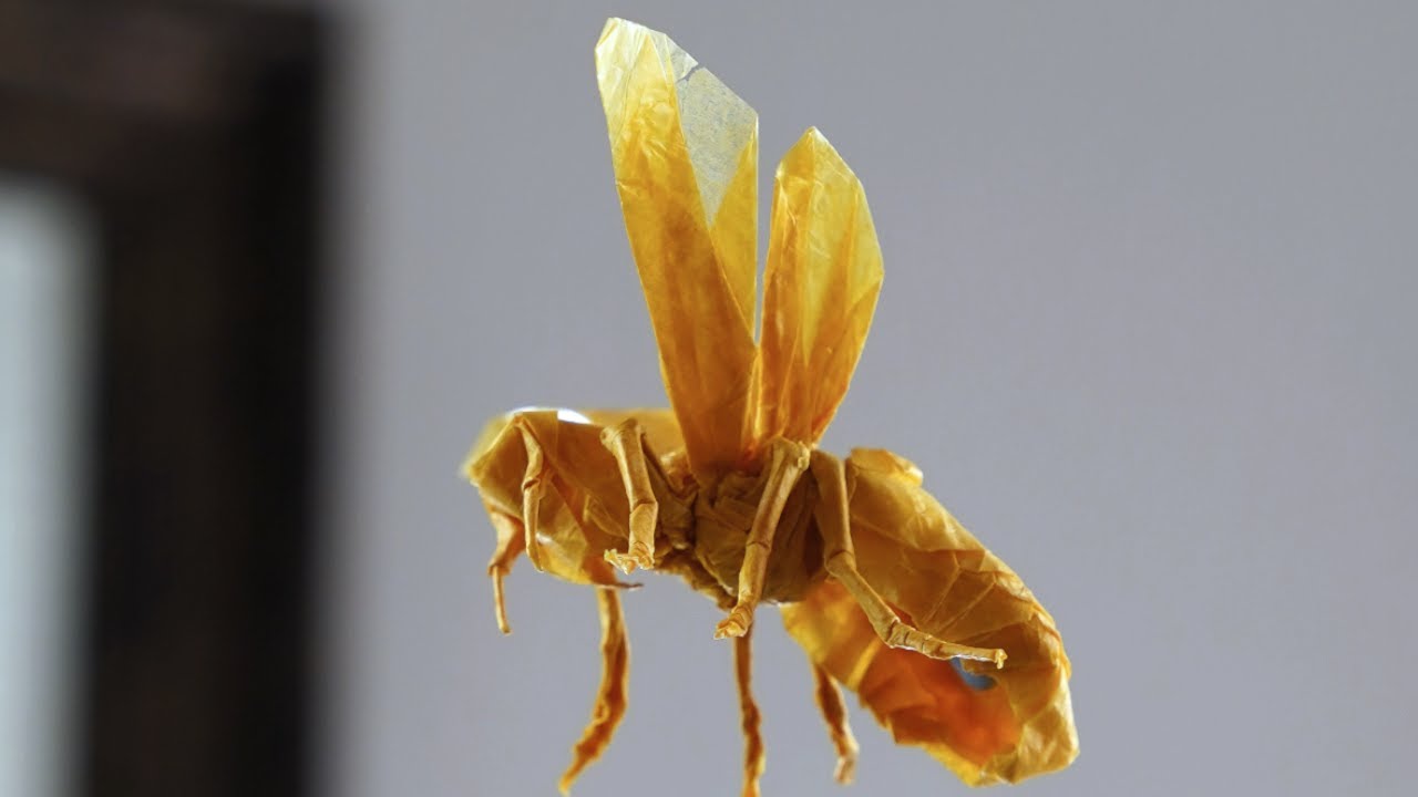 Origami Wasp 2.6 Tutorial (Satoshi Kamiya) Part 1/4 - Precreasing