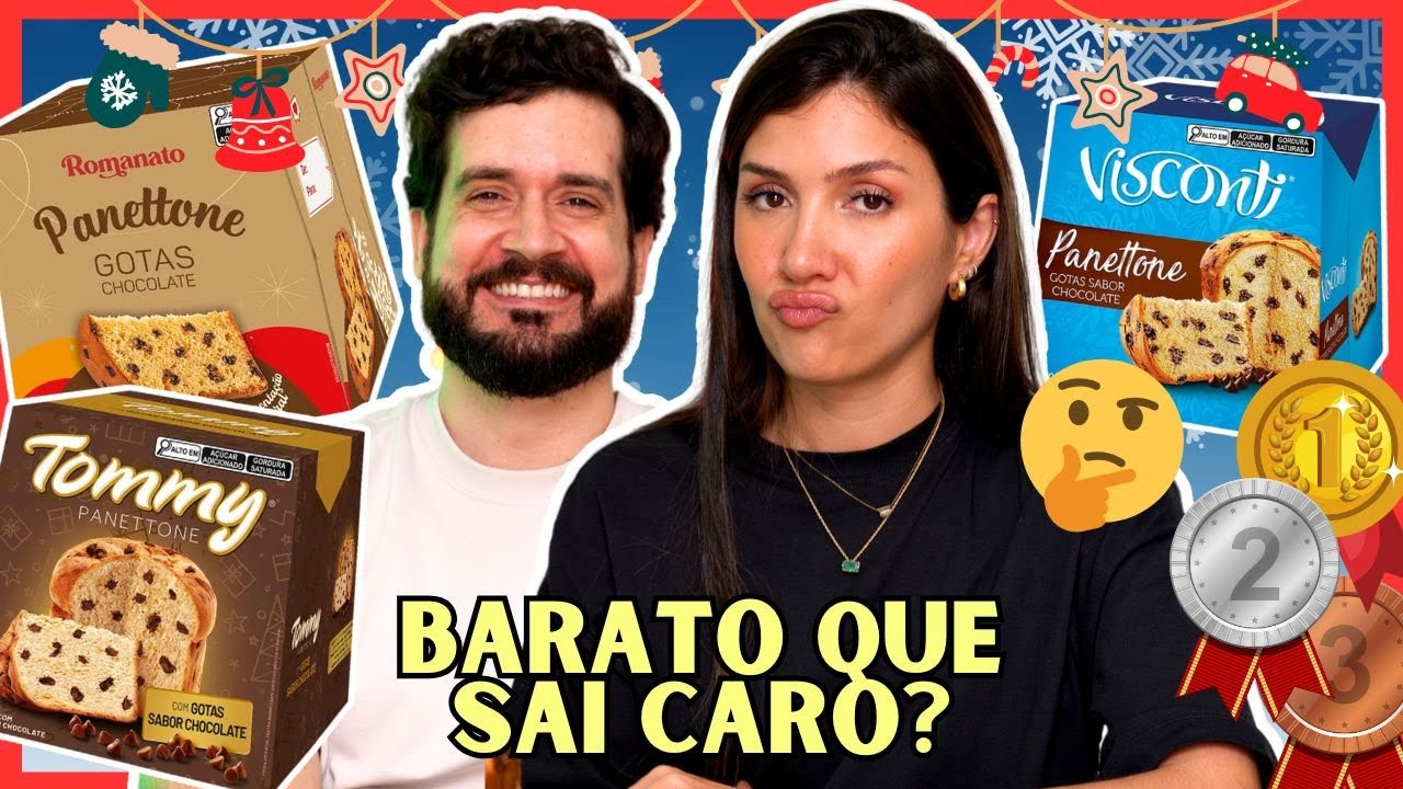 PROVANDO os CHOCOTONES MAIS BARATOS do MERCADO l QUAL O MELHOR? PANETONE DO POVO #2