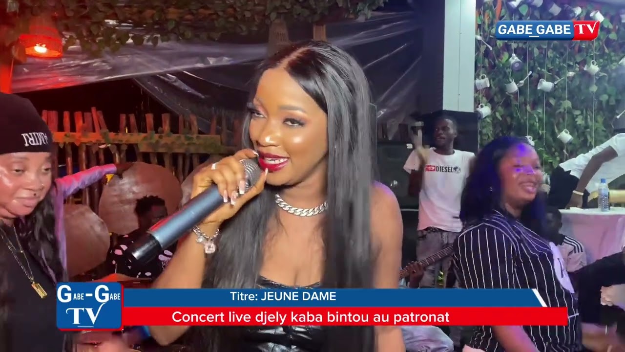 Djely kaba bintou jeune dame concert live au patronat