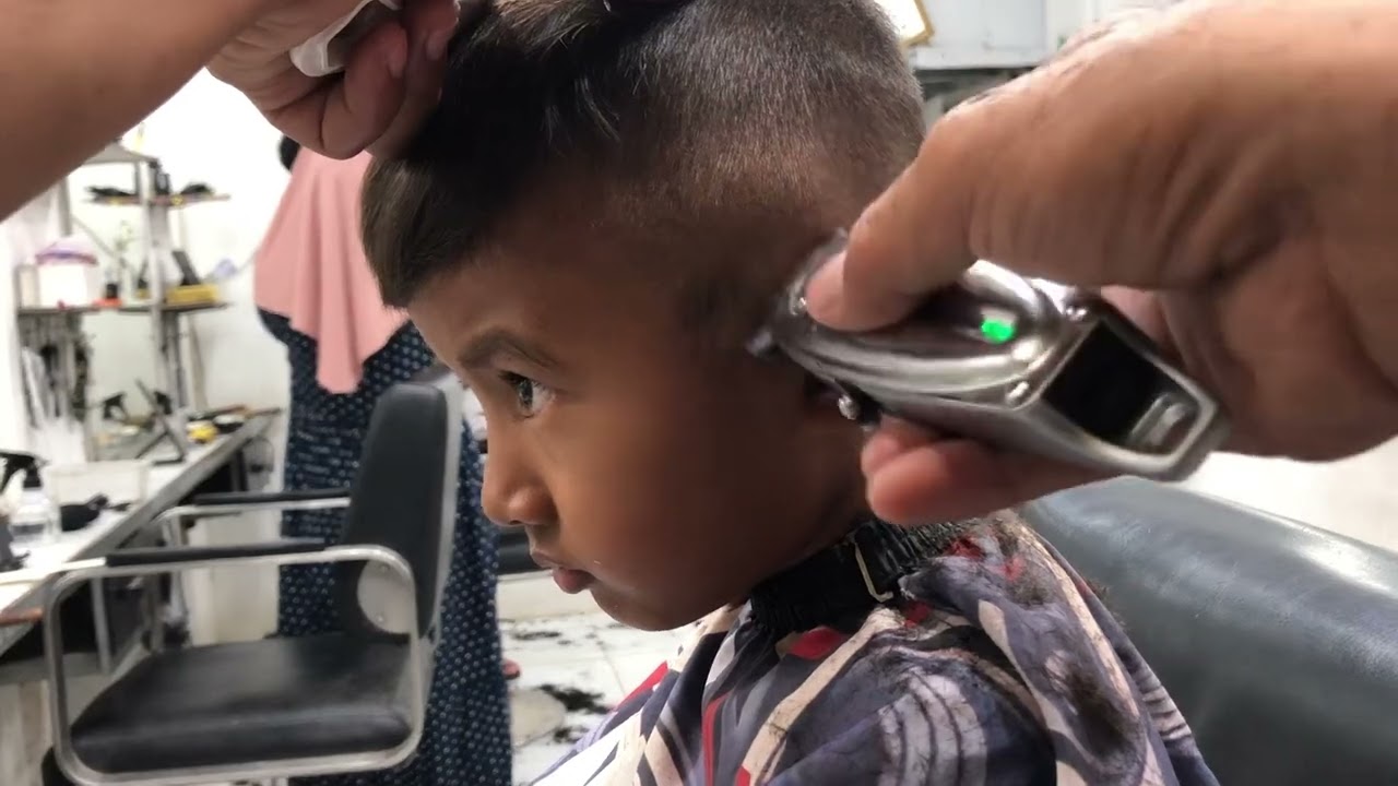 Cara potong rambut cepat anak keci 6 menit selesai