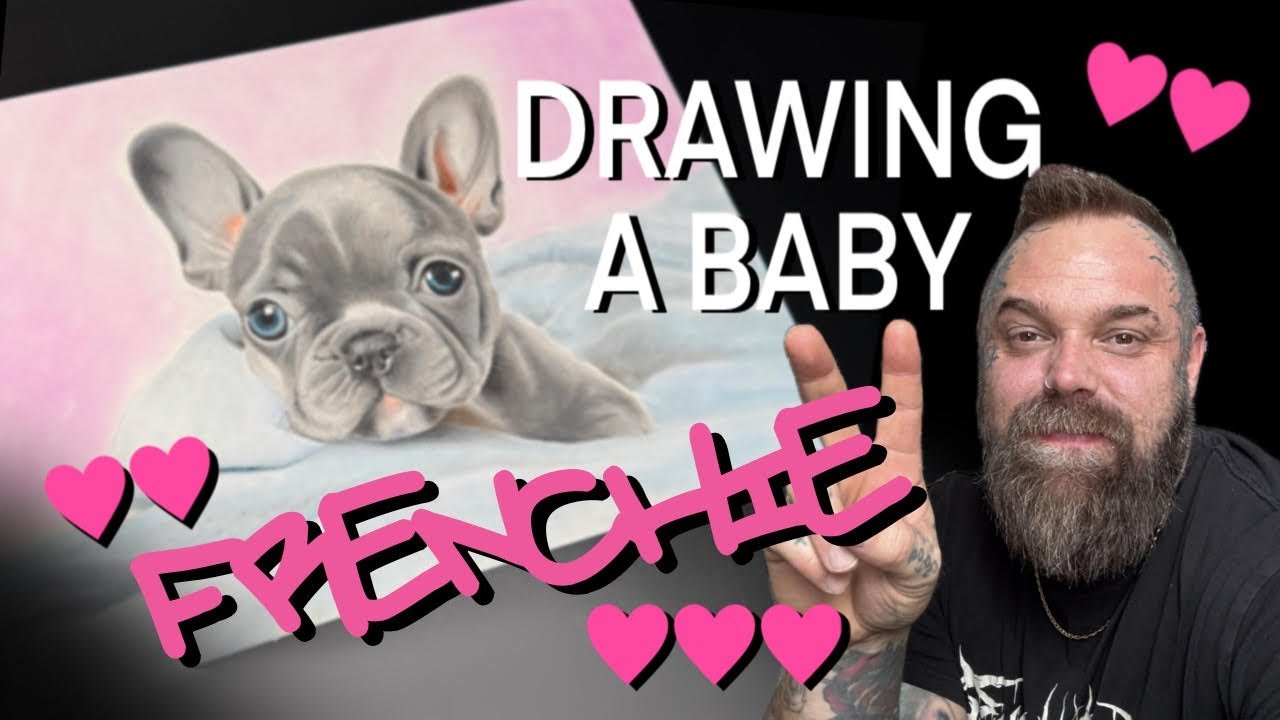 How To Draw A Cute Frenchie | DrewDrawz