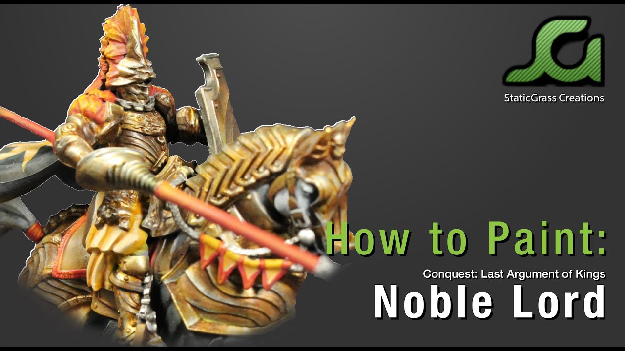 How to Paint: Para Bellum Wargames Conquest Noble Lord