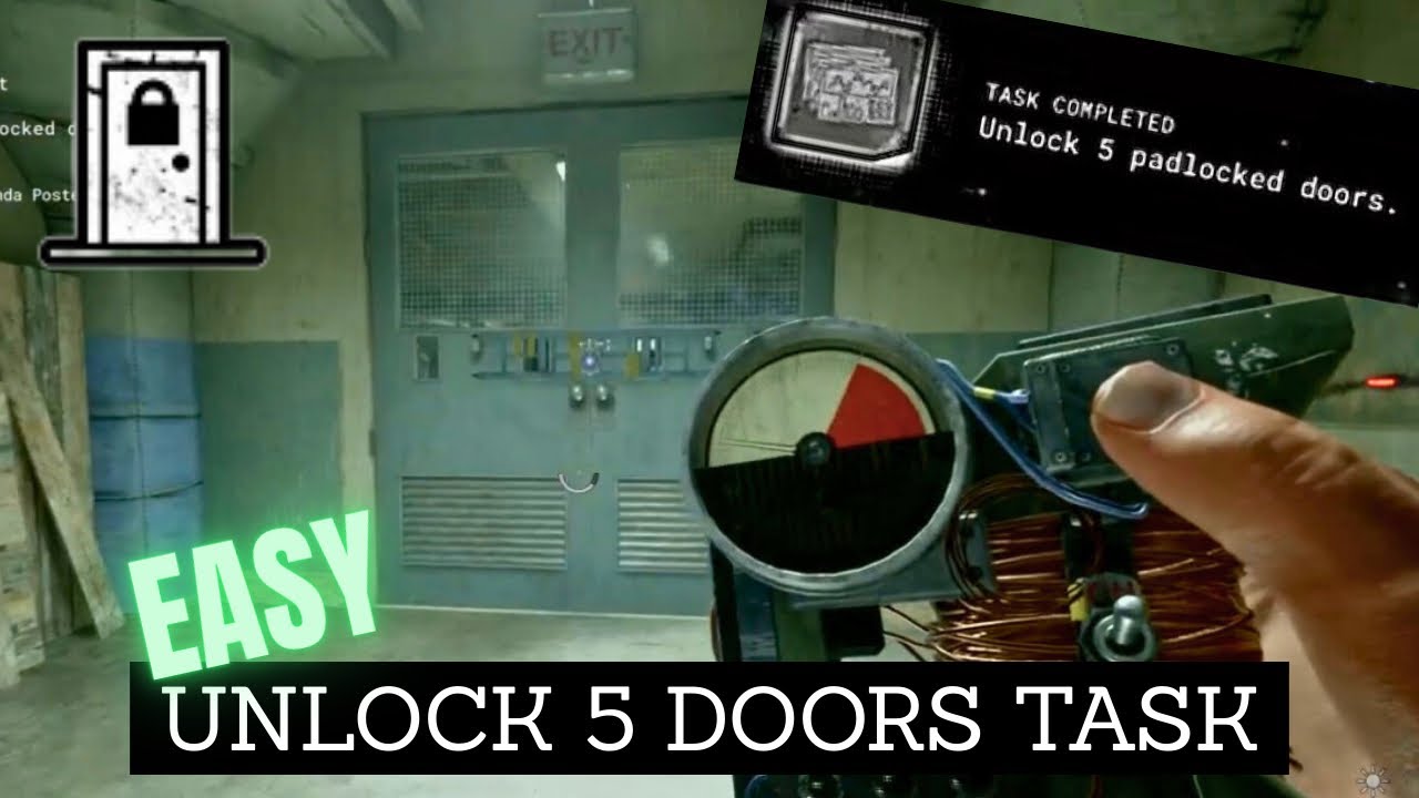 EASY METHOD | UNLOCK 5 PADLOCKED DOORS TASK | THE OUTLAST TRIALS