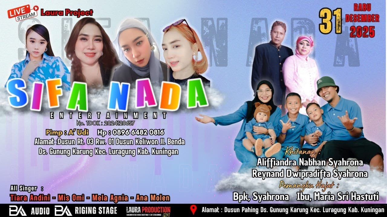 Live SIFA NADA || SIANG || Dusun Pahing - Gunung karung - Luragung - Kuningan || 31 - Des - 2025