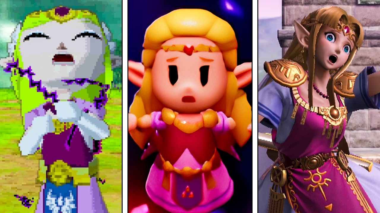 Evolution Of Princess Zelda Deaths And Game Over Screens (1993 - 2025)