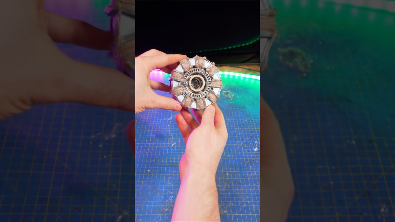 Amazing Arc Reactor Made With Cardboard! #ironman #epiccardboardprops