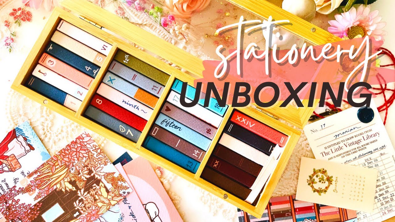 Stationery Unboxing: Bookish Advent Calendar