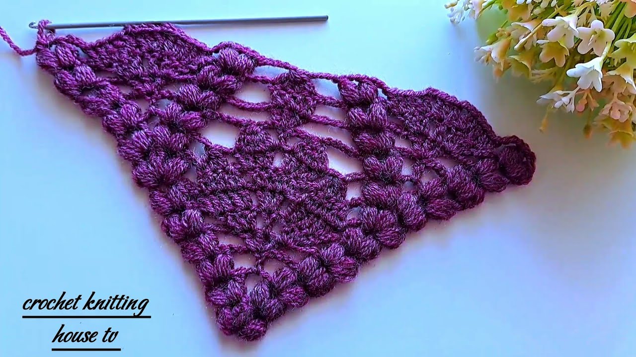 wow mon dieu❗️mes amis je vous garanti le résultat de ce magnifique châle crochet facile à faire