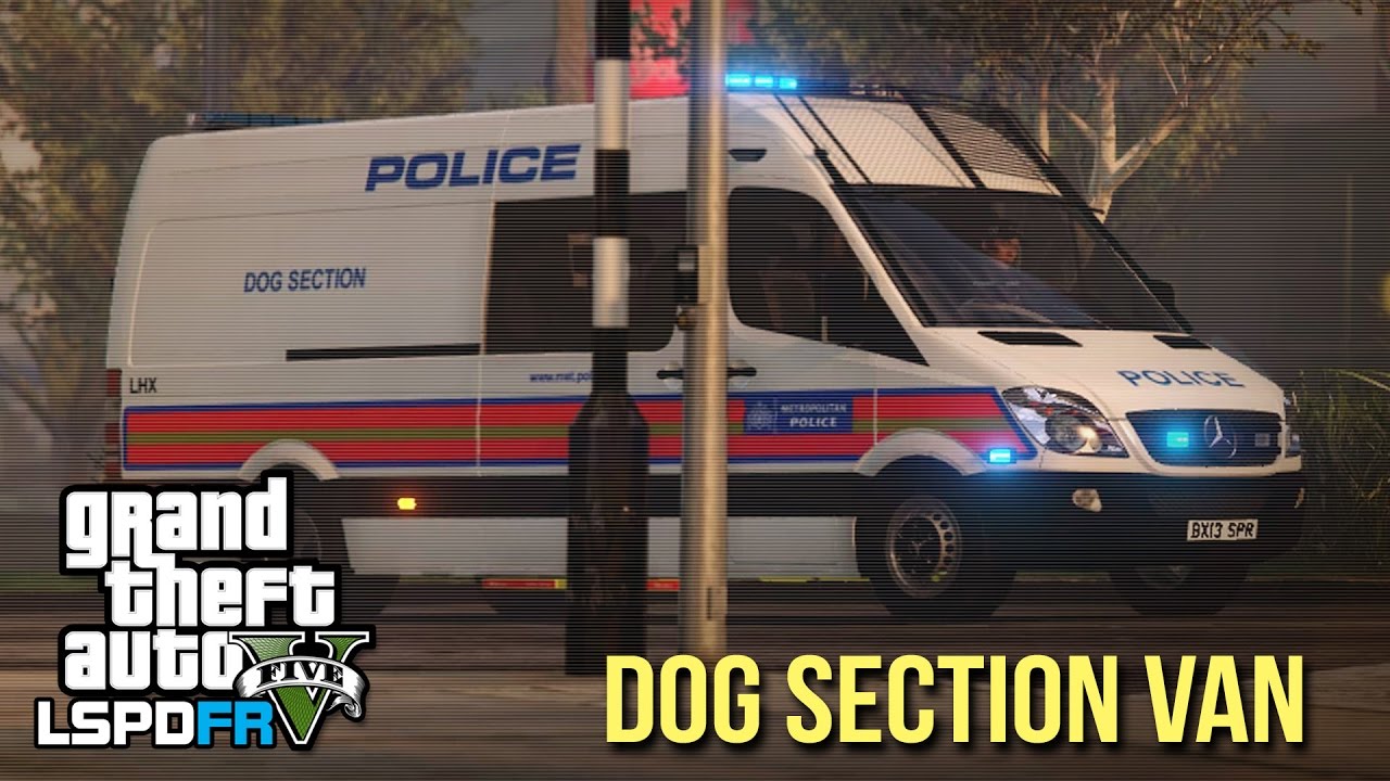 GTA 5 LSPDFR - Met Police Dogs Van ft. 