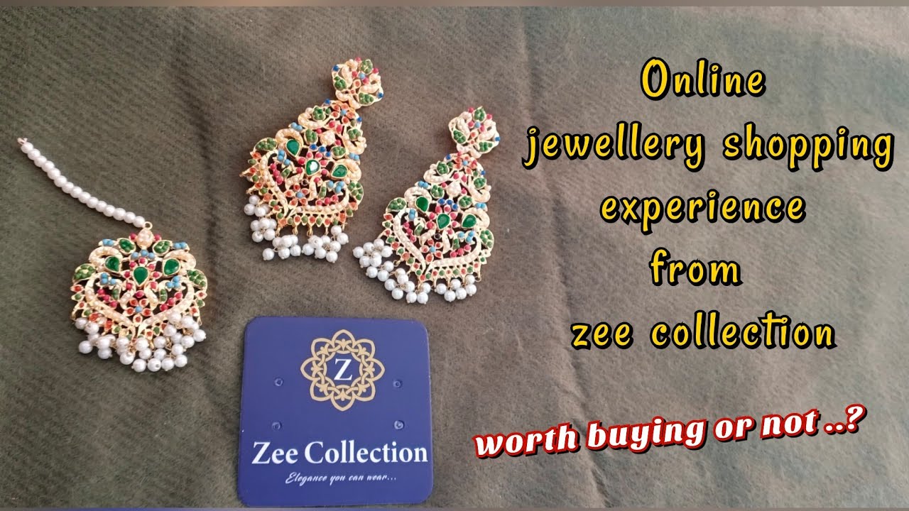 Online jewellery shopping experience from zee collection #jewellery #zeecollection