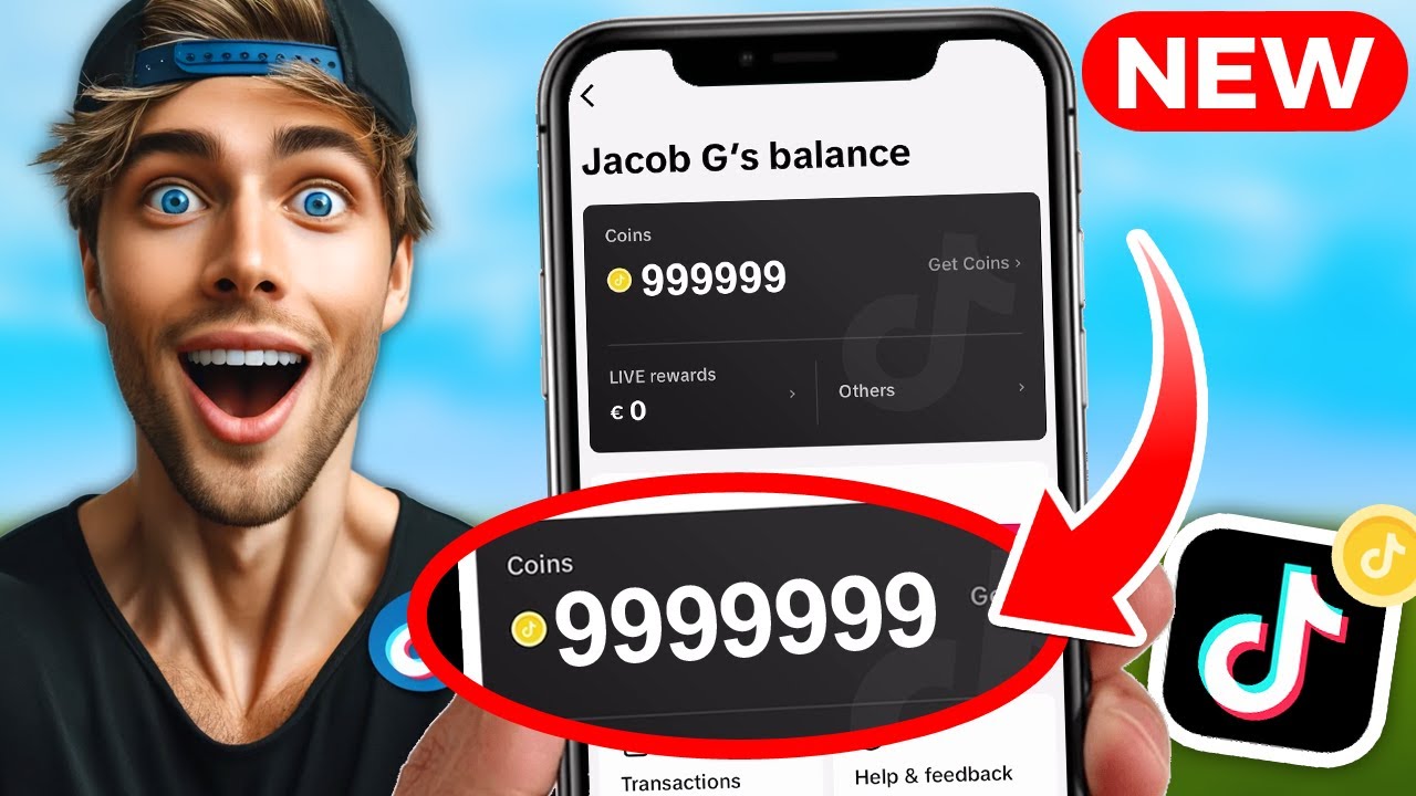 How to Get 999K FREE TikTok Coins ✔️ (iOS & Android) Free TIK TOK Coins Tutorial