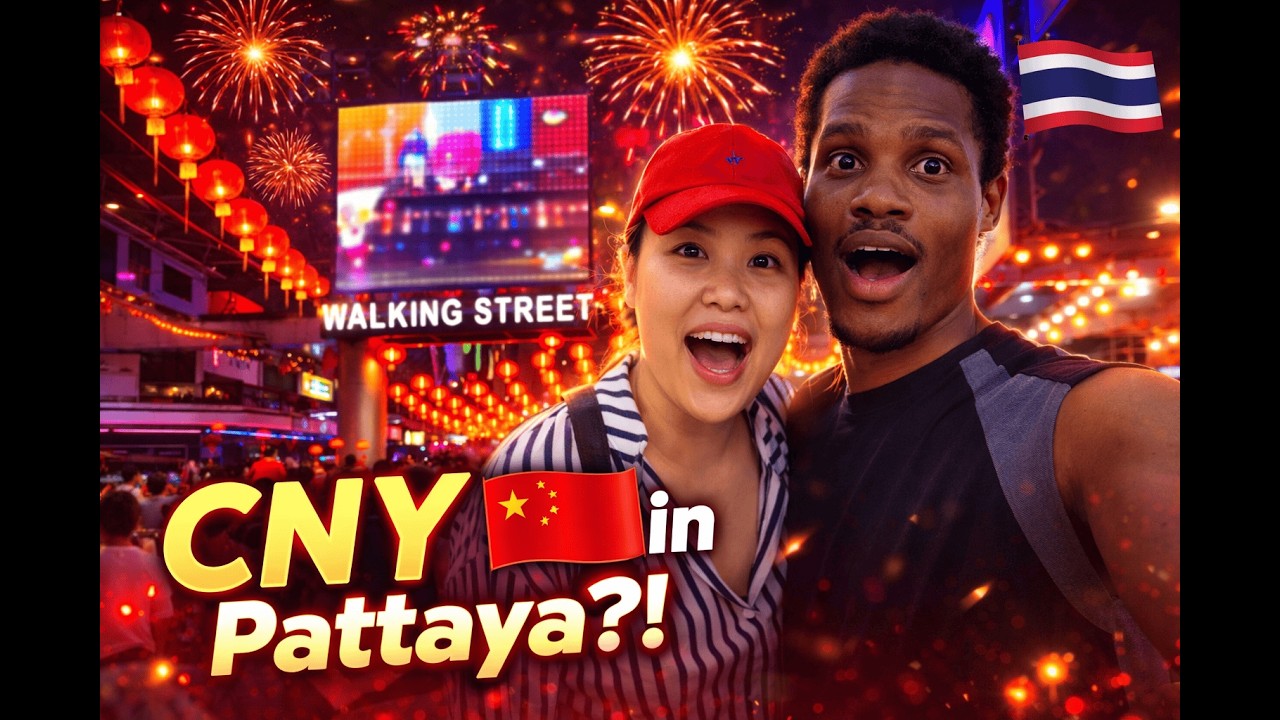 First Time Seeing Pattaya Walking Street on Chinese New Year 2026 … I Wasn’t Ready 🇹🇭🔥