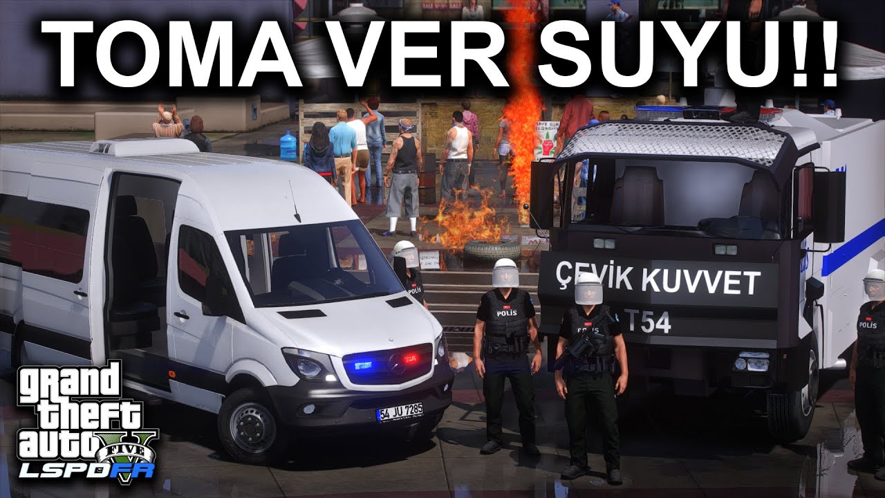 EYLEMCİLERE SERT MÜDAHALE !! - ÇEVİK KUVVET MODU - GTA 5 LSDPFR