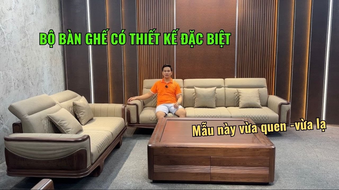 SOFA GỖ ÓC CHÓ MẪU MỚI | BÀN GHẾ GỖ ÓC CHÓ CAO CẤP | NỘI THẤT GỖ ÓC CHÓ