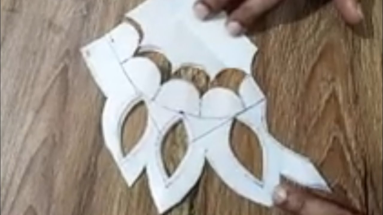 Unique Cut Work Neck Style I Drafting and Cutting I Fashion World 🌎