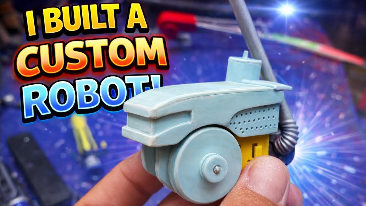 I Built a Tiny DIY Robot Machine! | Mini Engineering Project