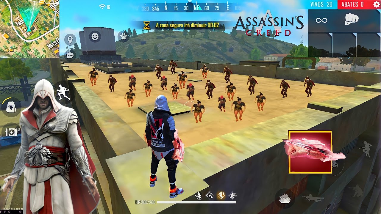 1 ASSASSIN’S CREED VS 100 PLATINAS! A PARCERIA MAIS APELONA DO FREE FIRE