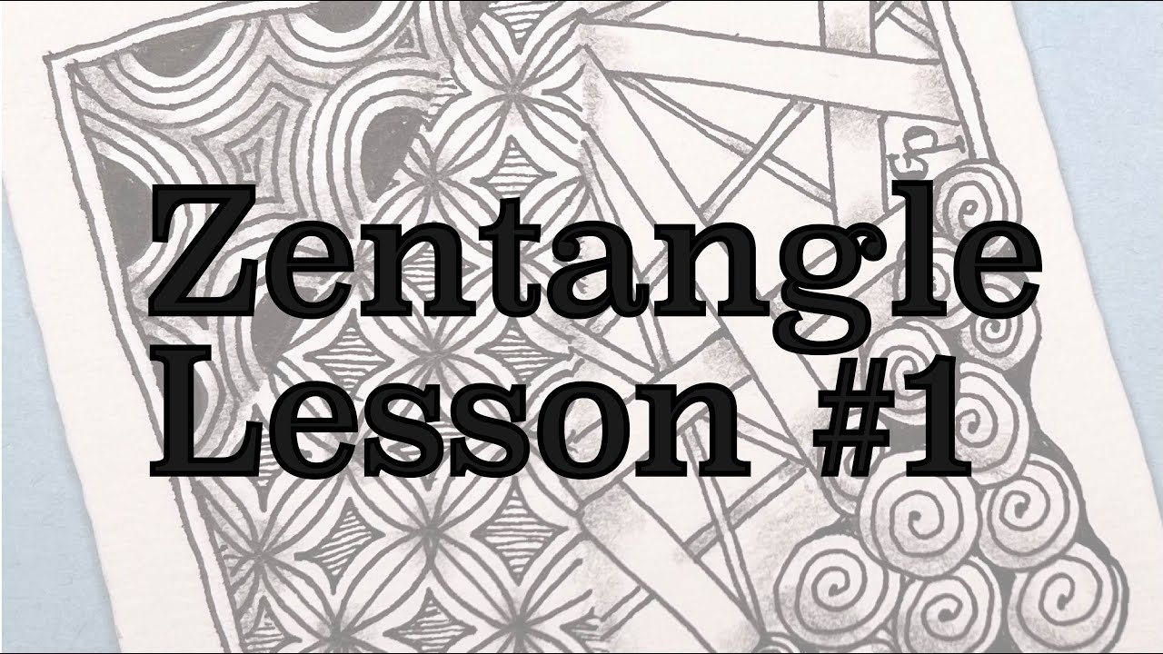 Zentangle® Lesson # 1 in Beginner Series ~ by Gay Pogue