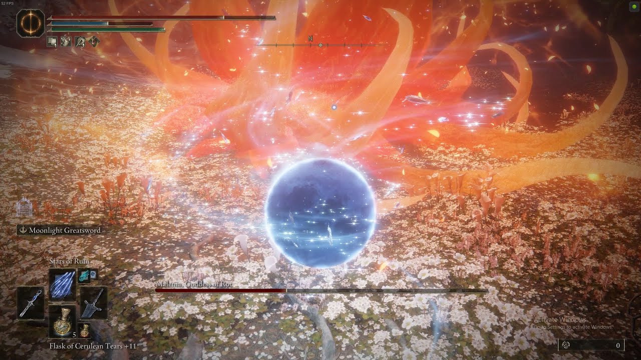 Elden Ring - Malenia fight - Mage build