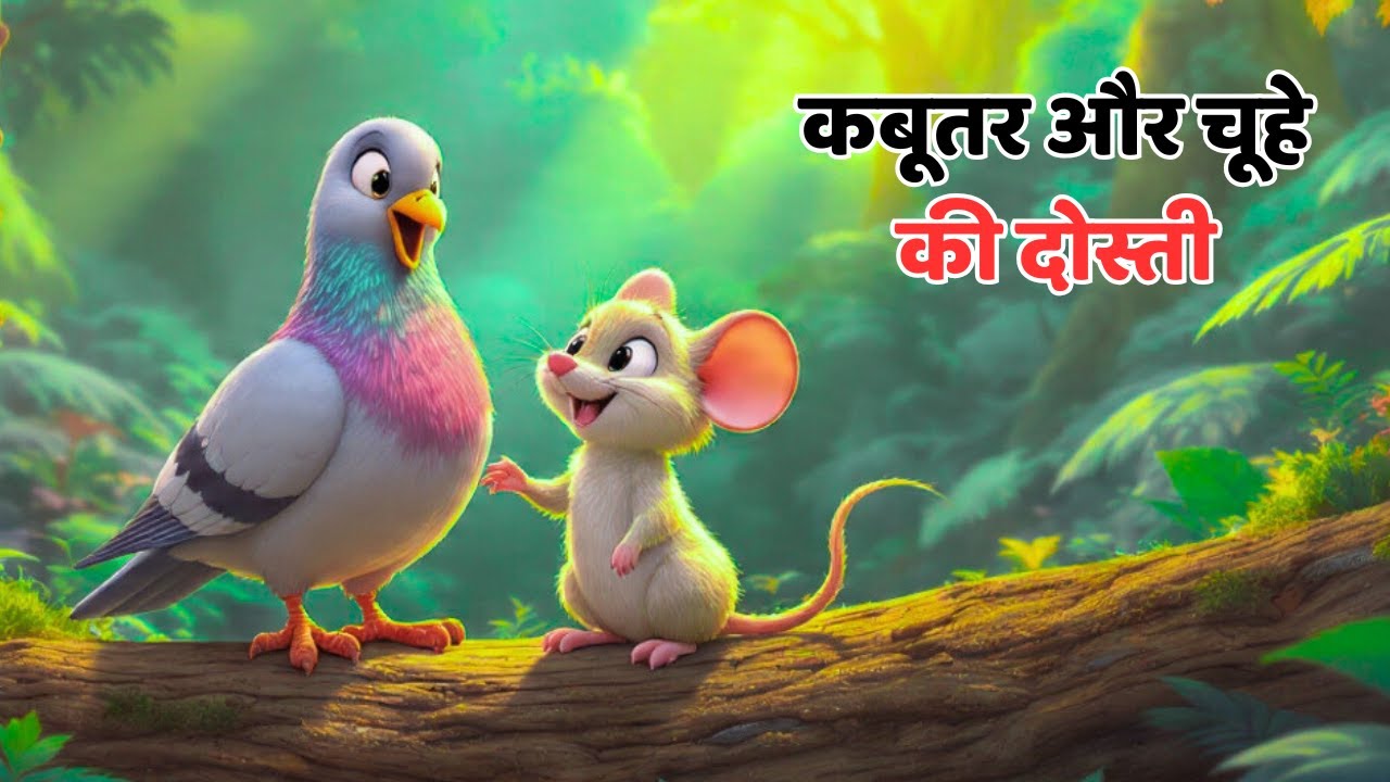 कबूतर और चूहे की दोस्ती | Ekta Mein Bal | Panchatantra Ki Kahani | Kids Moral Story