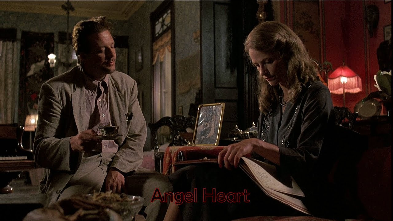 Angel Heart - Madame Zora - Margaret Cruzmark, and Detective Harry Angela at Zora's reception