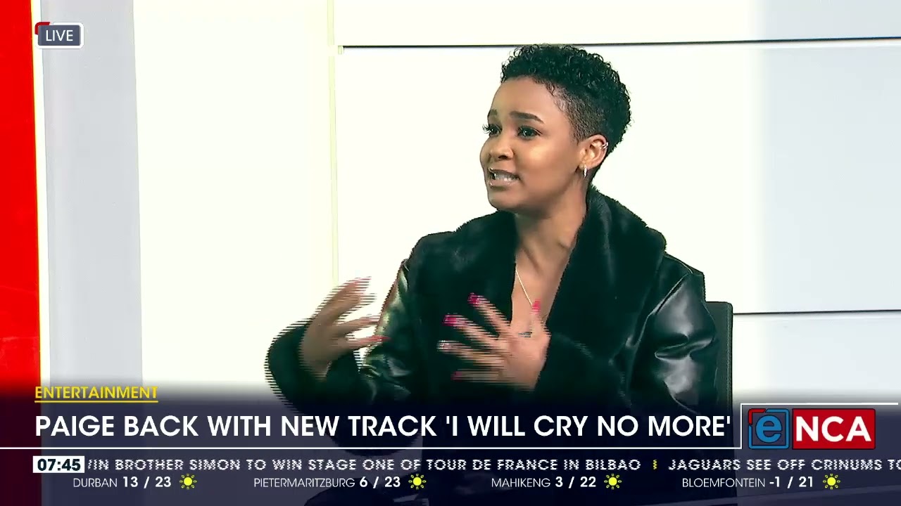 Entertainment | Paige back with new track 'I will cry no more'
