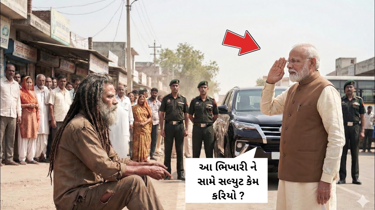 જે પાગલ ને લોકો પથર મારી રહિયા હતા પોતાની ગાડી રોકીને સલામ કરી ? Story 