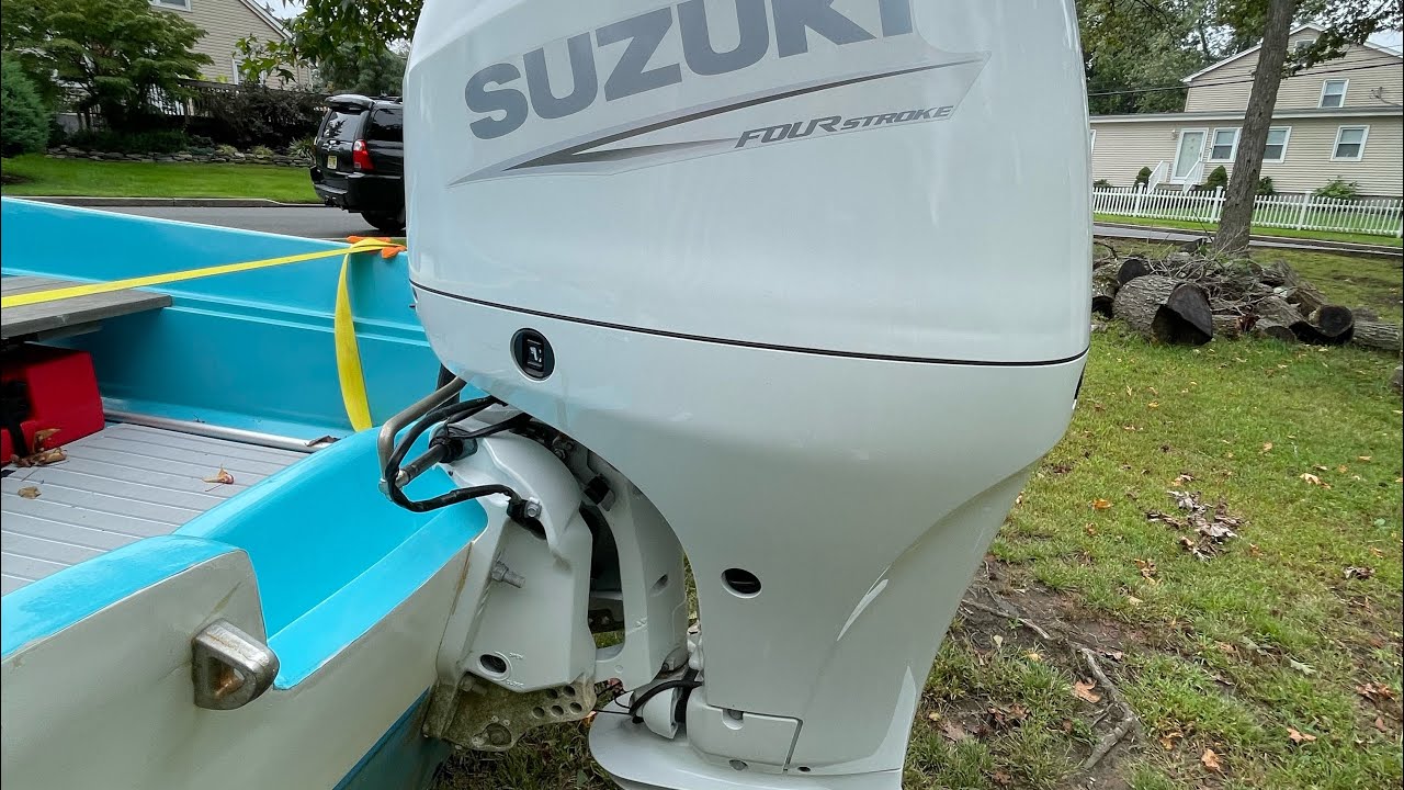 Обкатка нового двигателя Suzuki мощностью 90 л.с. Играю в тихом, спокойном заливе!