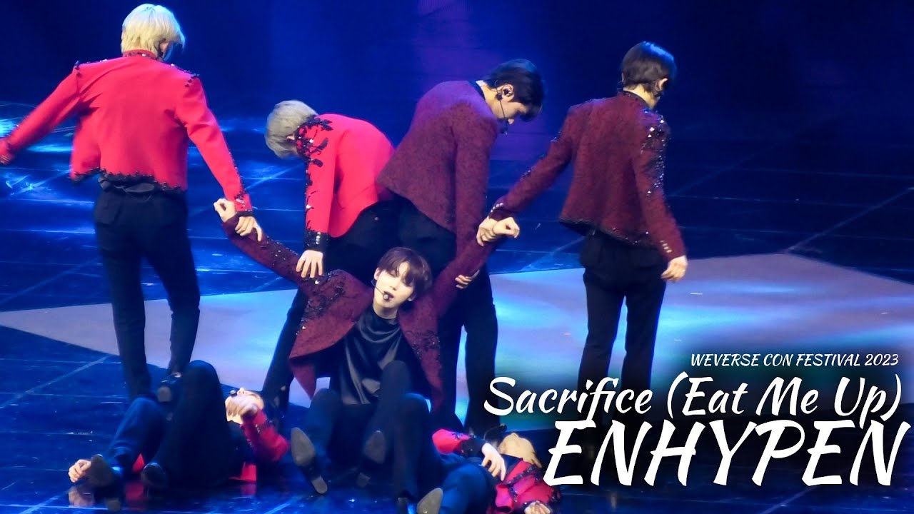 [4K] WEVERSE CON FESTIVAL 2023 - ENHYPEN 'Sacrifice (Eat Me Up)' Fancam