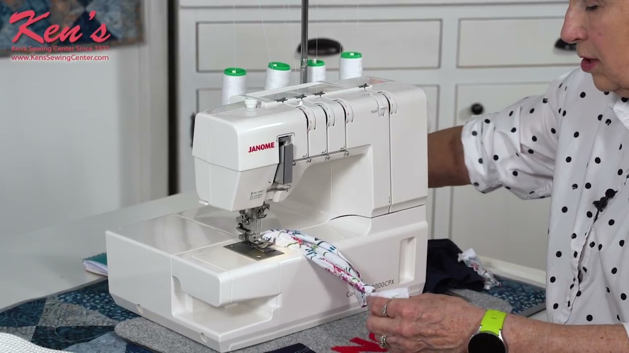Плоскошовная машина Janome Coverpro 2000cpx