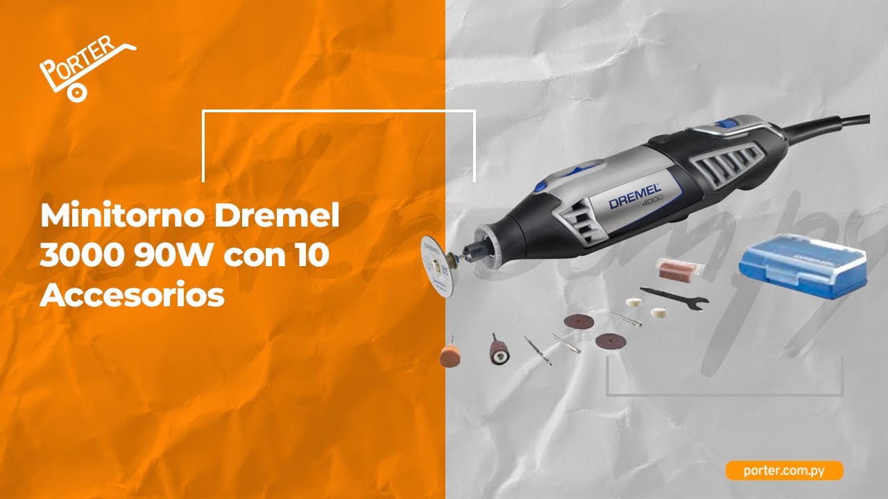 Porter.com.py - Dremel 3000 con 10 Accesorios