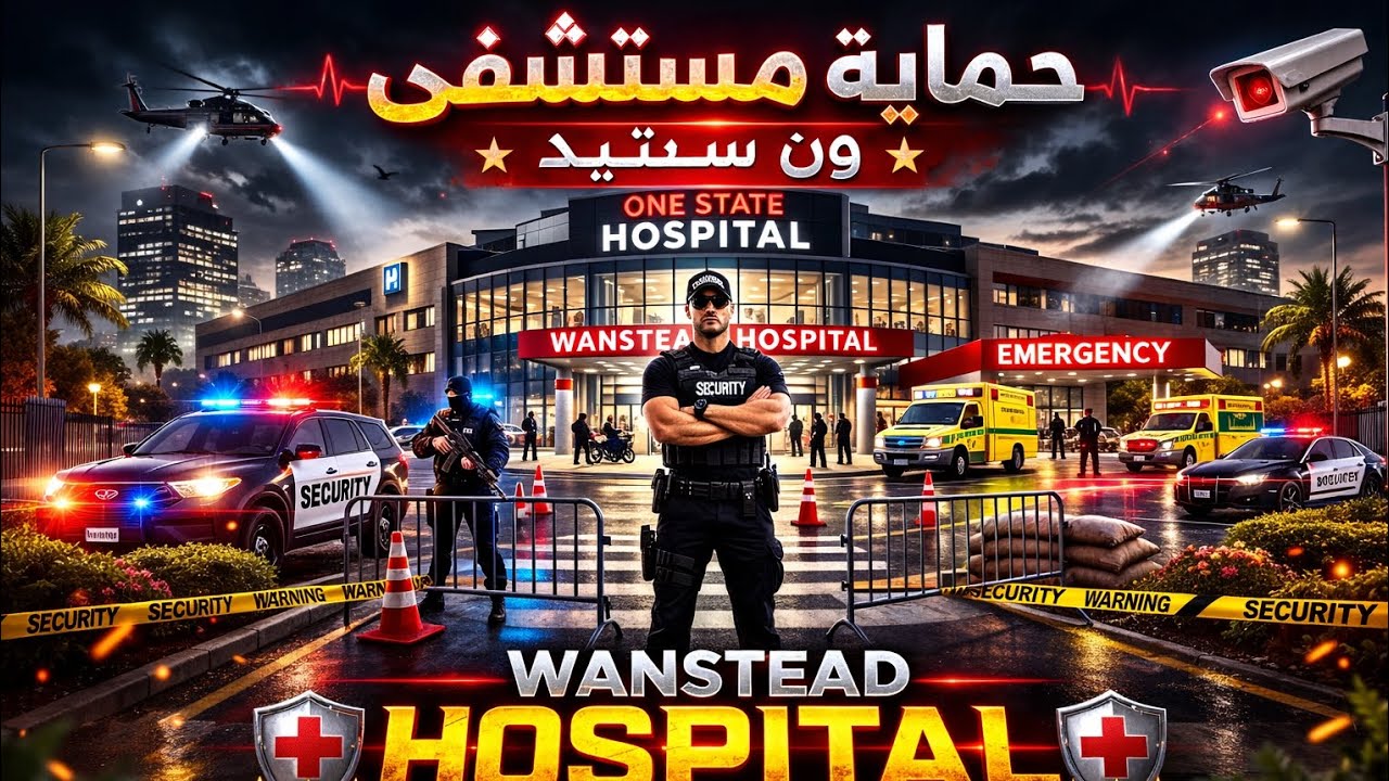 🚨 استنفار أمني في مستشفى ون ستيد ليلاً!🚔