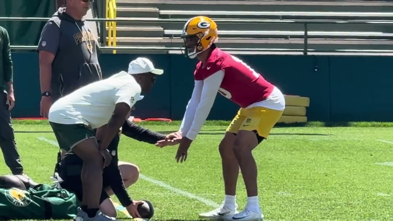 Action from Green Bay Packers OTAs