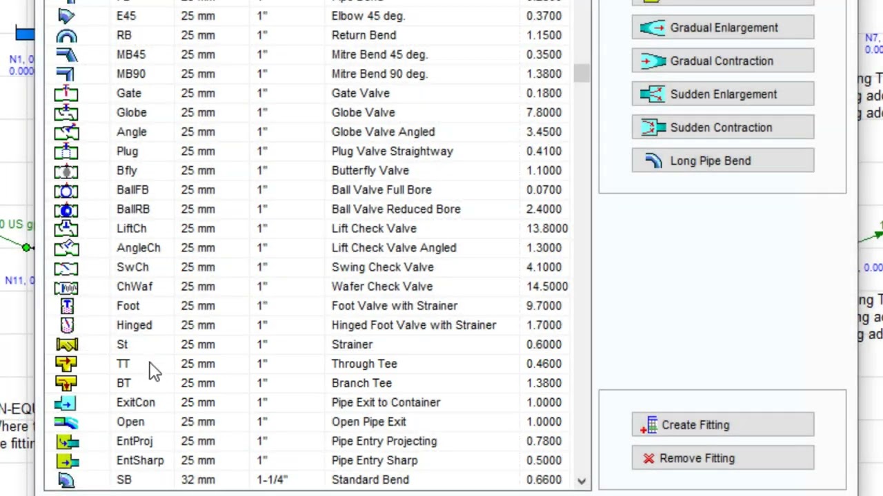 Pipe Flow Expert Software Quick Start Guide 5 Fittings And Valves