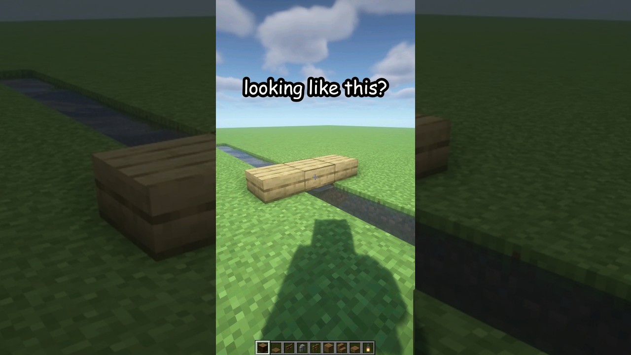 САМЫЙ МАЛЕНЬКИЙ МОСТ В MINECRAFT