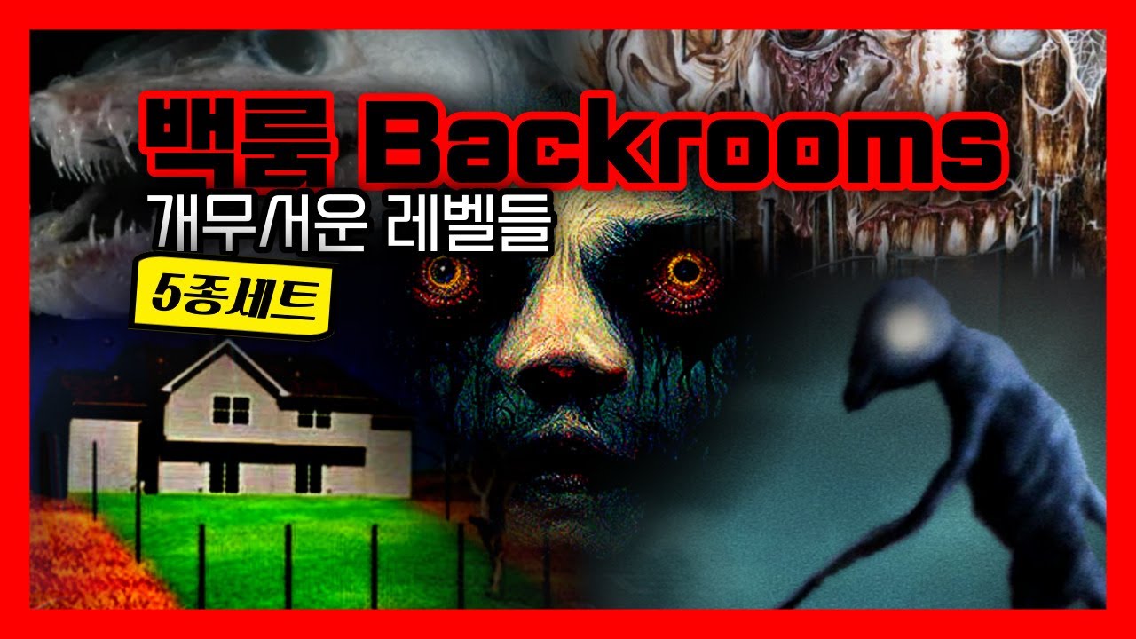 (30분 순삭) *백룸의 개무서운 레벨들 5개 몰아보기*