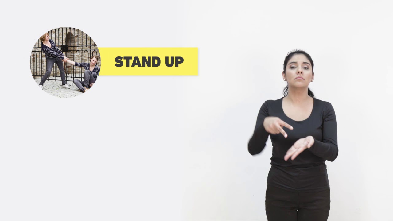 507 stand up ponerse de pie