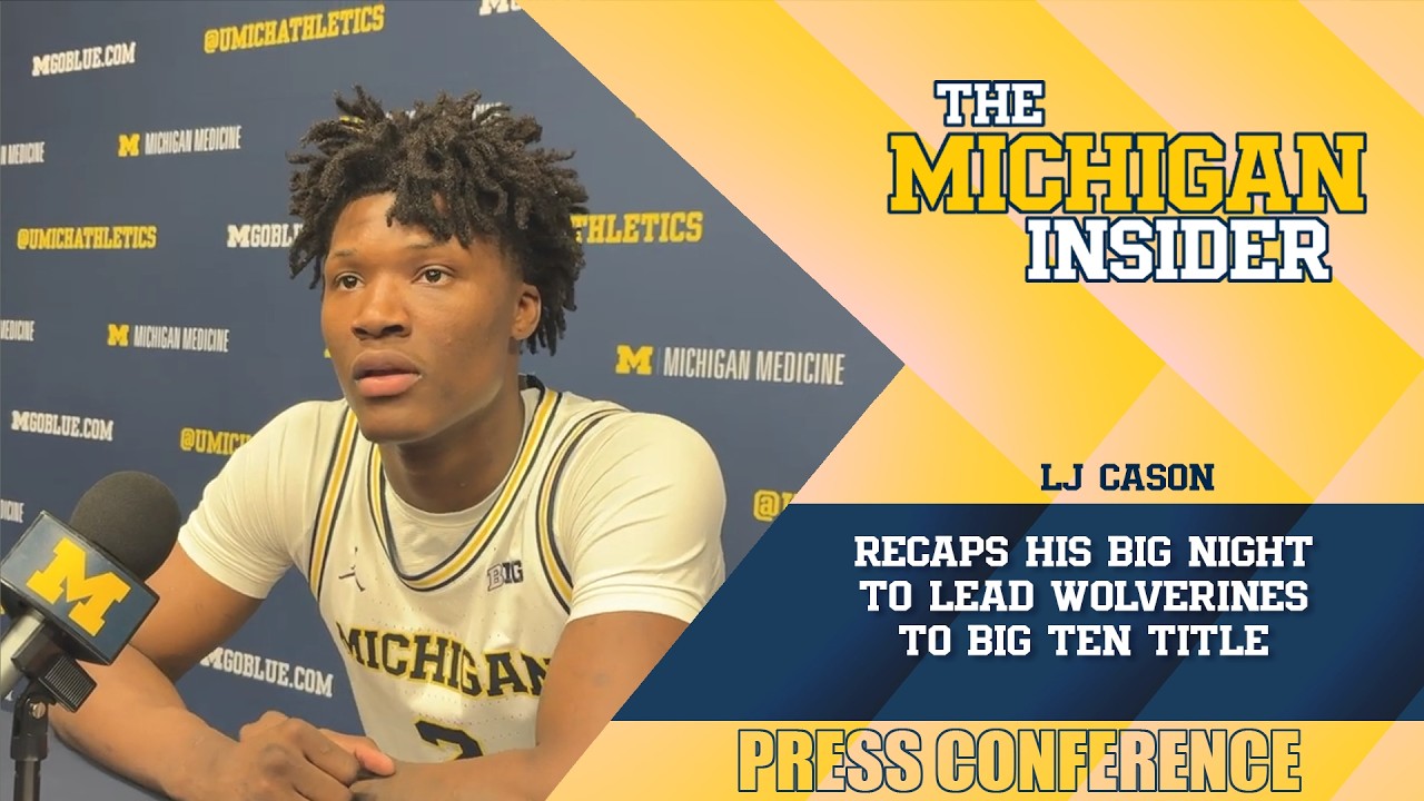 Michigan basketball: LJ Cason recaps his big night to lead Wolverines to Big Ten title