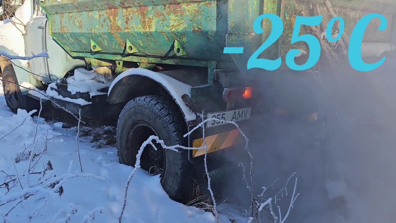 Will It Start? ZIL-130 After 2 Years in -25°C