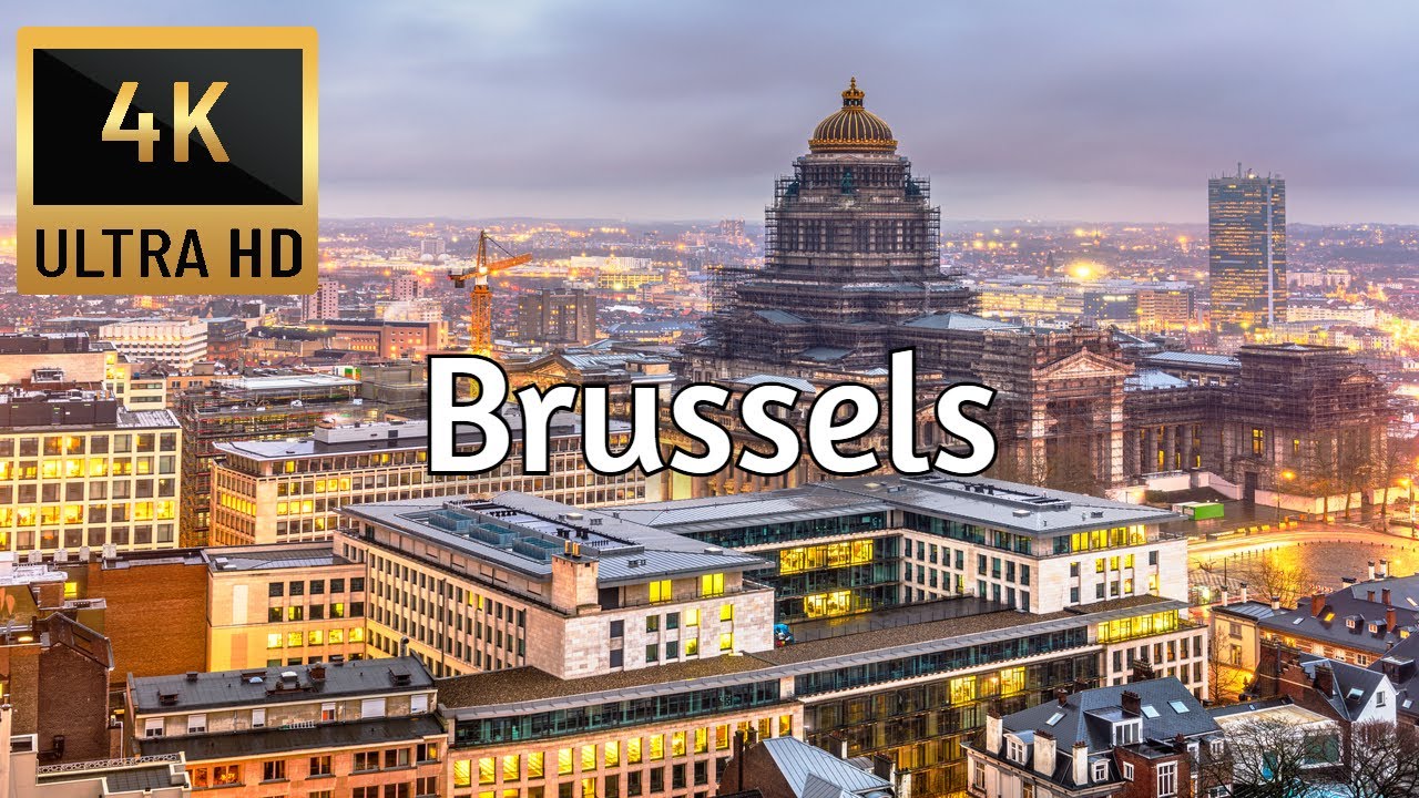 🇧🇪 BRUSSELS, BELGIUM [4K] Drone Tour - Best Drone Compilation - Trips On Couch